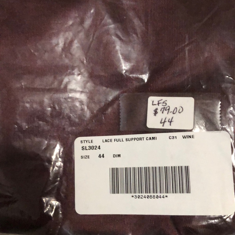 Ruby Ribbon Lace Full Support Cami